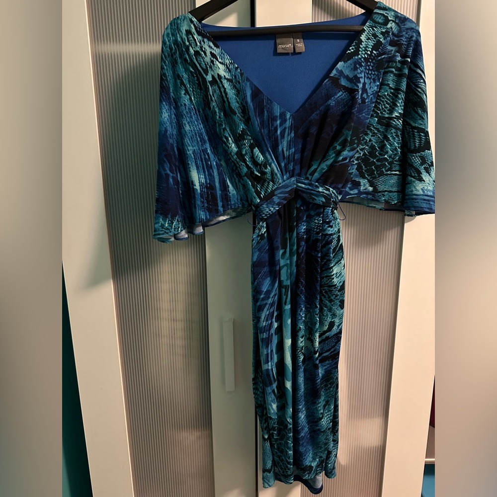 Blue dress